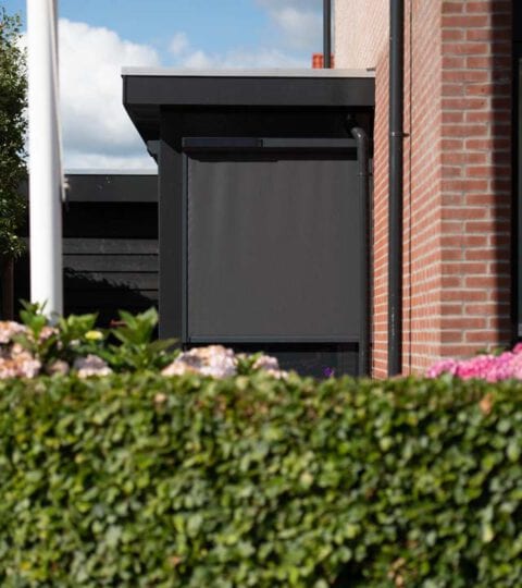 Screen zonwering op zonne-energie