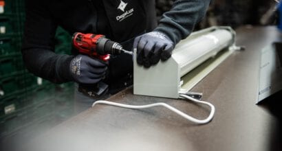 Rolluik met solar motor